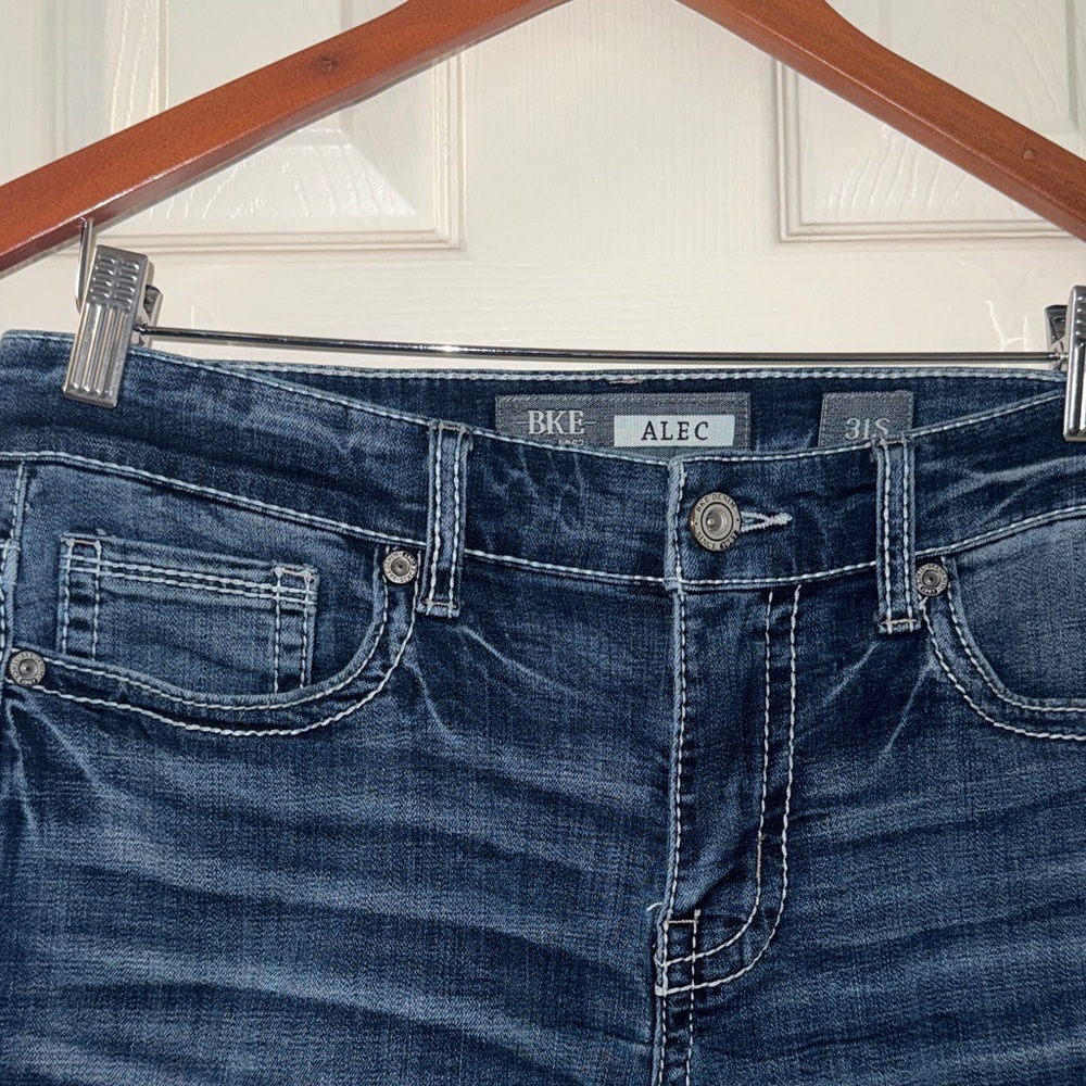 BKE Women's Dark Blue Skinny Jeans